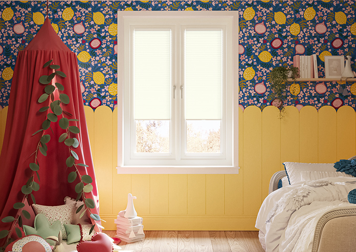 Solaris, Alabaster - Stick Fit Pleated Blind - Image 3